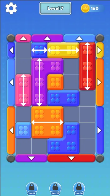 Цветовая Блочная Затворка Screenshot 1