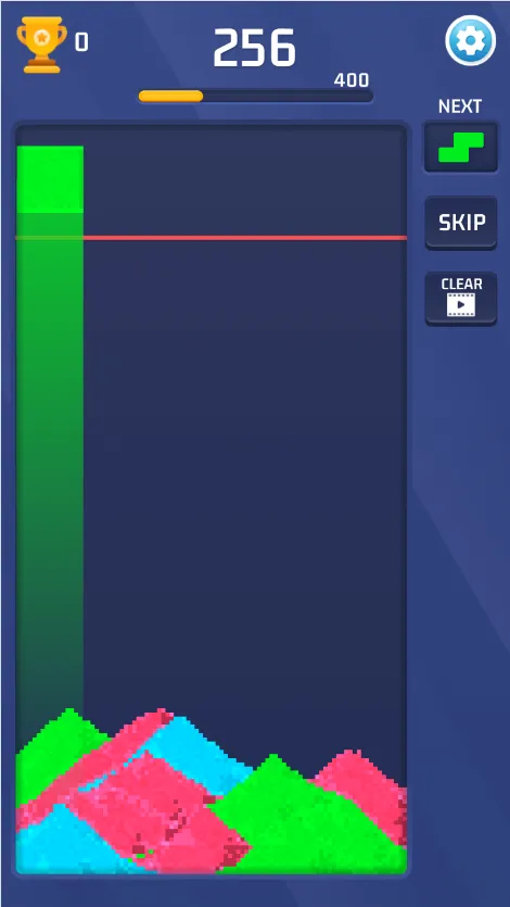 Песочный Тетрис Screenshot 2